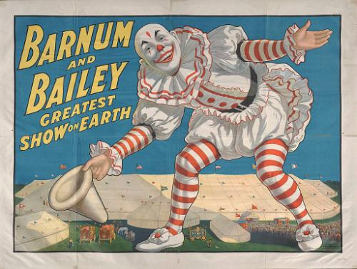 Barnum & Bailey: Clown Tipping Hat