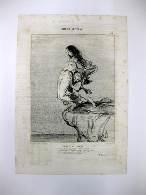 The Death of Sappho (La Mort de Sapho) from Ancient History (Histoire Ancienne), . . .