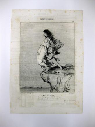 The Death of Sappho (La Mort de Sapho) from Ancient History (Histoire Ancienne), . . .