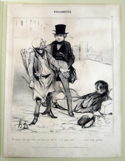 Ne laissez donc pas votre ami dans cet état la! (from Vulgarités)