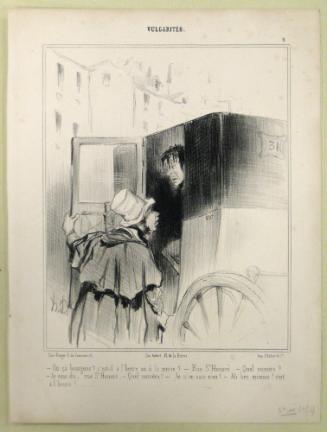 Où çà bourgeois? C’est-il à l’heure ou à la course? (from Vulgarités)