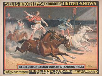 Sells Bros. Enormous United Shows:Roman Standing Races