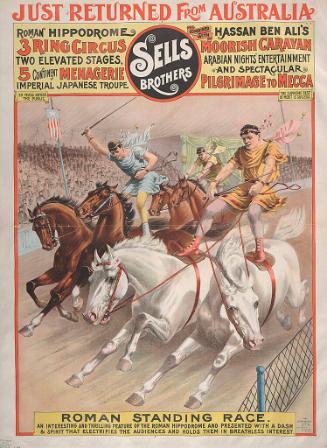 Sells Bros. & Hassan Ben Ali's Moorish Caravan: Roman Standing Race
