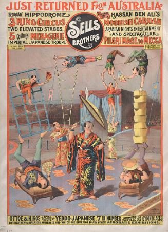 Sells Bros. & Hassan Ben Ali's Moorish Caravan: Ottoe and Higo's Gymnic Acts