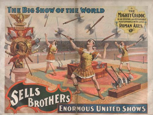 Sells Bros. Big Show Of The 'World: The Mighty Cradoc