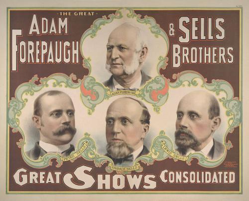 Forepaugh-Sells: Owners Bill For Great Shows Consolidated