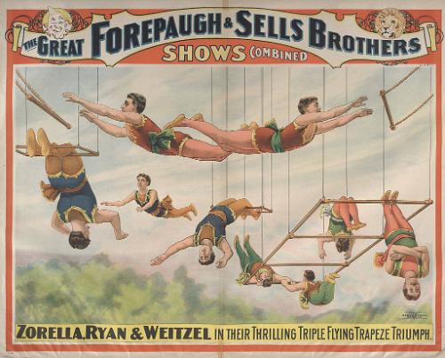 Forepaugh-Sells Shows Combined: Zorella, Ryan and Weitzel