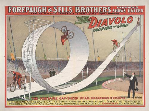 Forepaugh-Sells Enormous Shows United: Diavolo Looping the Loop