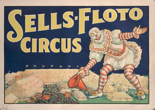 Sells Floto: Clown Tipping Hat