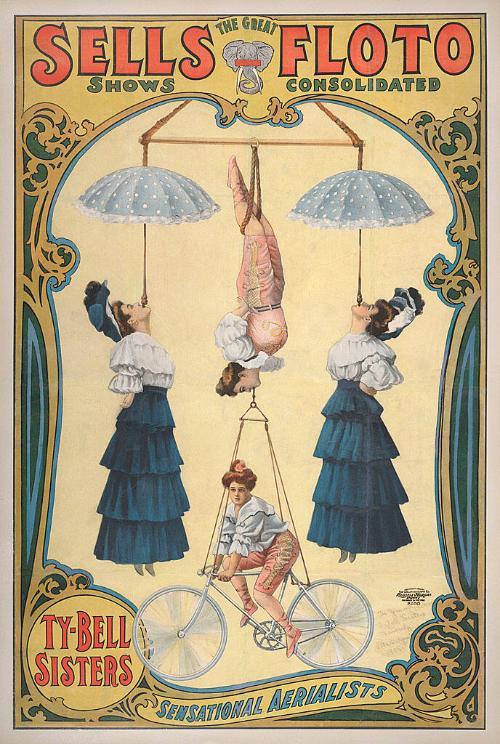 Sells Floto Circus & Buffalo Bill Wild West: Ty-Bell Sisters Sensational Aerialists