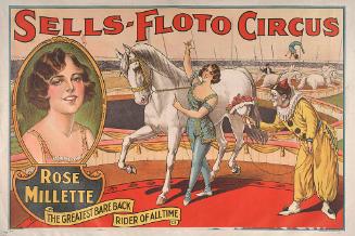 Sells Floto: Rose Millete Bareback Rider