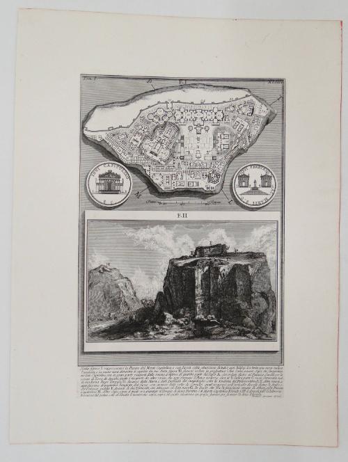 Pianta del Monte Capitolino... (from Le Antichita Romane series)