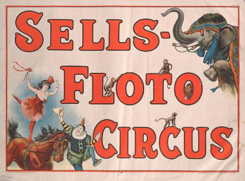 Sells Floto: Lady Bareback Rider