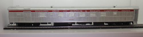 "Wisconsin"  rail car from Ringling Brothers, Barnum and Bailey Circus Model Train
