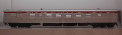 "Los Angeles"  rail car from Ringling Brothers, Barnum and Bailey Circus Model Train