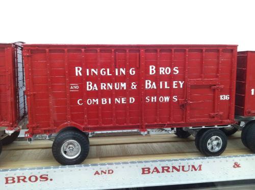 Wagon #136   from Ringling Brothers, Barnum and Bailey Circus Model