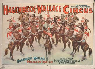 Hagenbeck-Wallace: Military Maids Riding Display