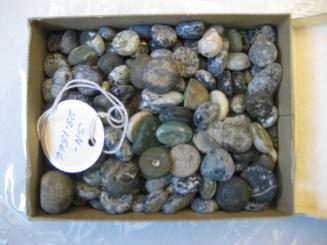 Collection of about Two-Hundred Iridescent and Opaque Button Beads, Pin Heads and other ornaments