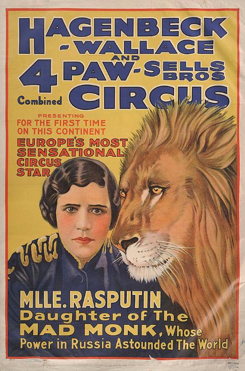 Hagenbeck-Wallace & Forepaugh Sells Bros.: Mademoiselle Rasputin