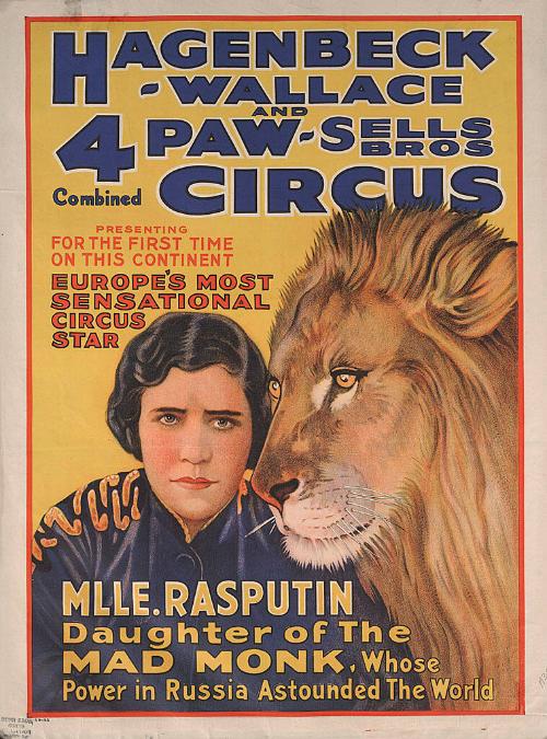 Hagenbeck-Wallace & Forepaugh Sells Bros.: Mademoiselle Rasputin