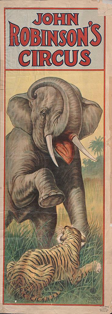 John Robinson Circus: Elephant Charge
