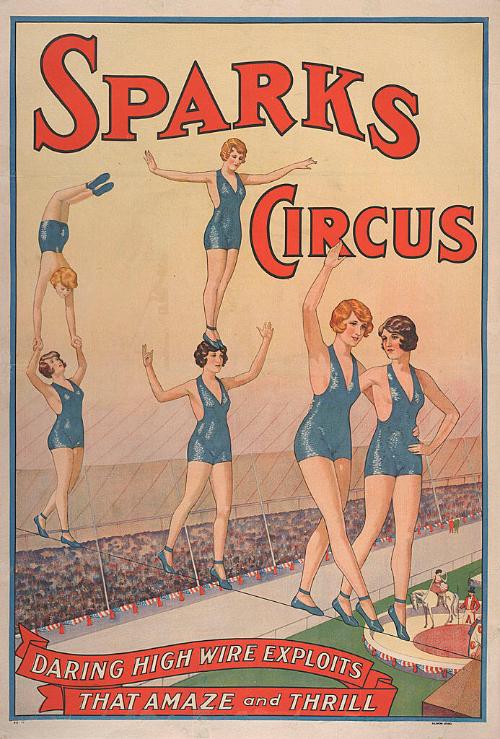 Sparks Circus: Daring High Wire Exploits