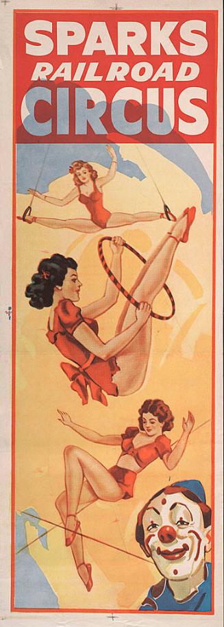 Sparks Railroad Circus: 3 Girl Aerialists