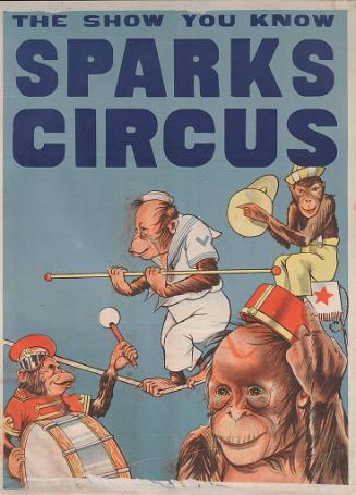 Sparks Circus "The Show You Know": Chimp Act