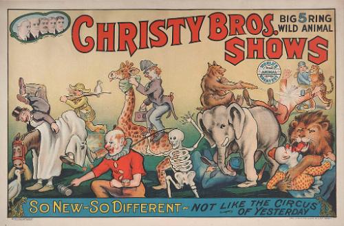 Christy Bros.: Clowns and Animals