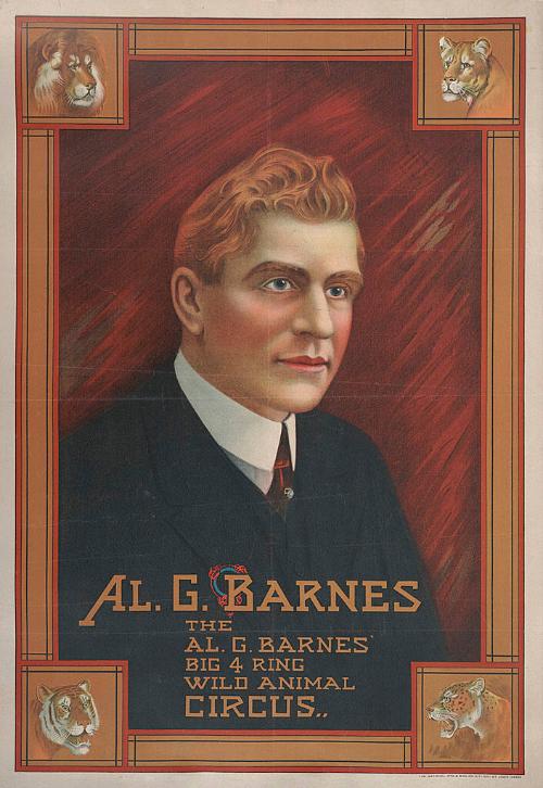 Al. G. Barnes Big 4 Ring Wild Animal Circus: Owners Bill
