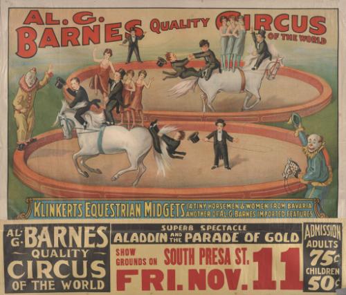 Al. G. Barnes Circus: Klinkerts Equestrian Midgets
