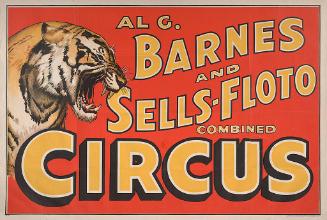 Al. G. Barnes-Sells Floto Combined Circus: Tiger Head