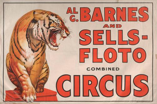 Al. G. Barnes-Sells Floto Combined Circus: Tiger