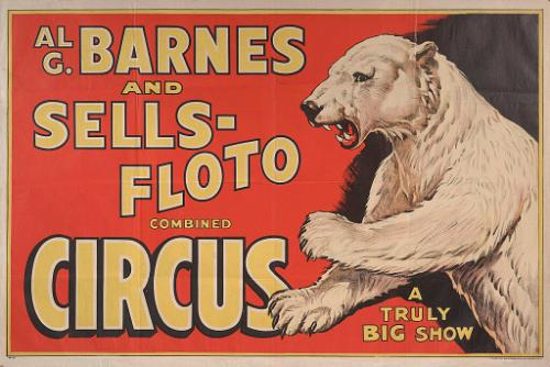 Al. G. Barnes-Sells Floto Combined Circus: Polar Bear