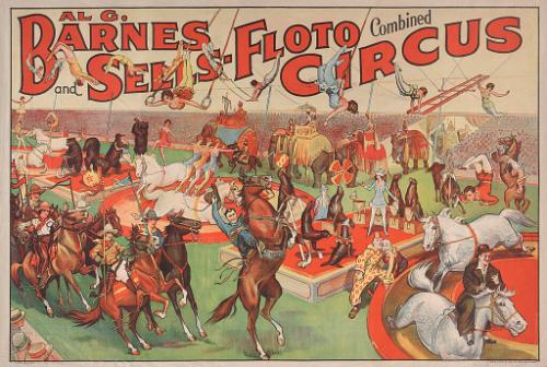 Al. G. Barnes-Sells Floto Combined Circus: Big Top Interior
