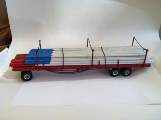 Pole wagon from Ringling Brothers, Barnum and Bailey Circus Model