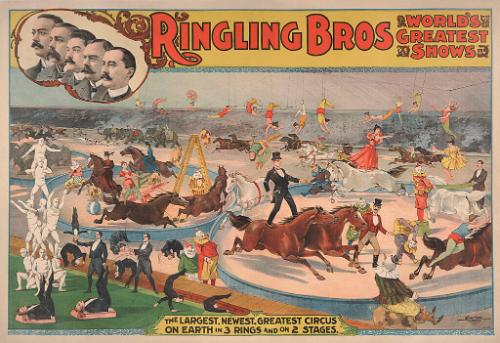 Ringling Brothers: 3 Rings and 2 Stages