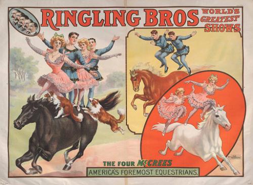 Ringling Brothers: Four McCrees Equestrians