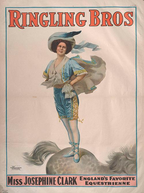 Ringling Brothers: Miss Josephine Clark Equestrienne