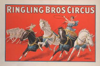 Ringling Brothers: 4 Horse Racing Chariots