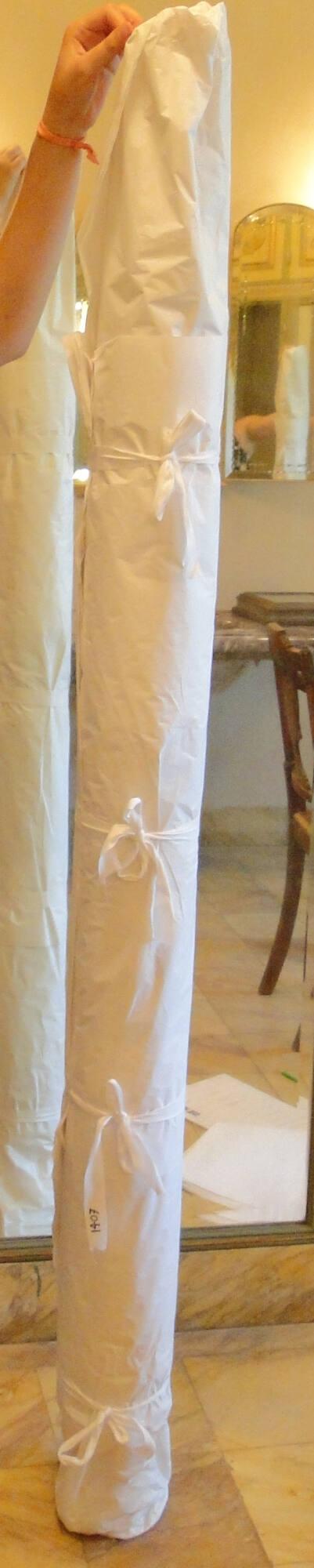 Modern Renaissance Style cut velvet altar cloth