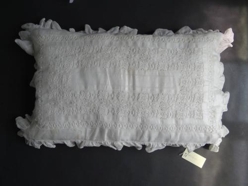 Square Euro Sham Pillow and Lace Pillowcase