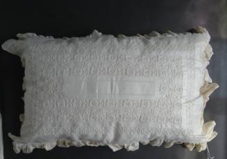 Square Euro Sham Pillow and Lace Pillowcase