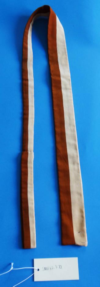 Tan and Brown Vertically Striped Tie