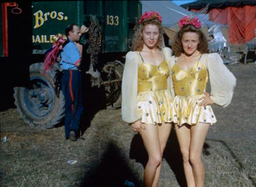 Two Performers in Costume