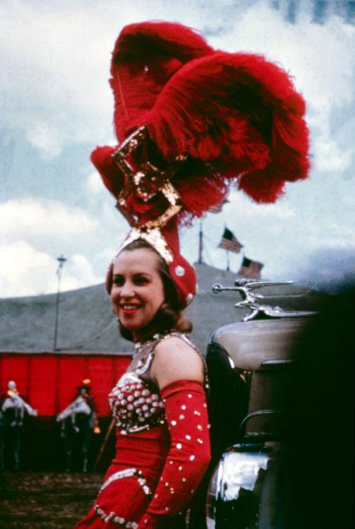 Girl in Red Spec Costume