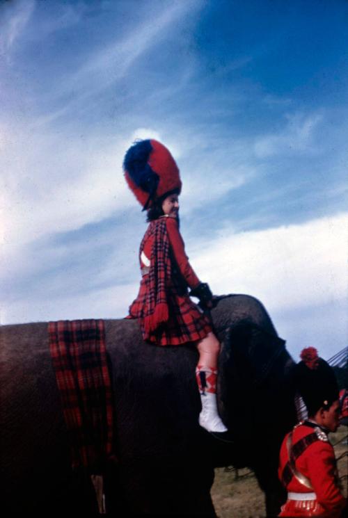 Girl in Red Spec Costume