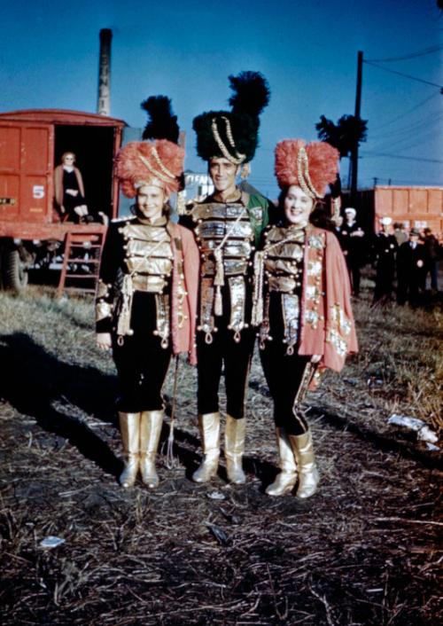 Three people in Spec Costume