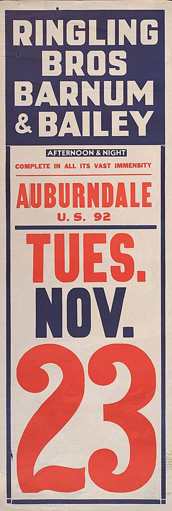 Ringling Bros. and Barnum & Bailey: Auburndale, Florida