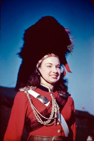 Lady in Scottish Garb